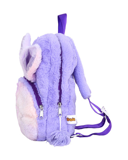 Mirada Bunny with Ears Toy Bag-with Adjustable Straps-Purple-for Toddlers