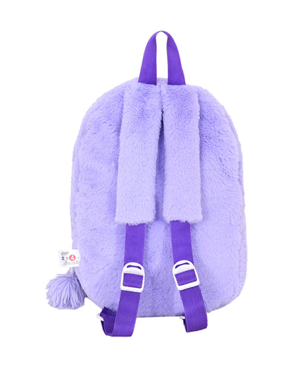 Mirada Bunny with Ears Toy Bag-with Adjustable Straps-Purple-for Toddlers