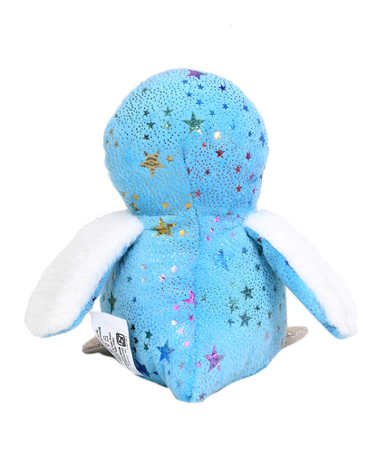 Mirada Blue Foil Glitter Eye Penguin Stuffed Soft Toy-Plush Cuddly Toy For Newborn