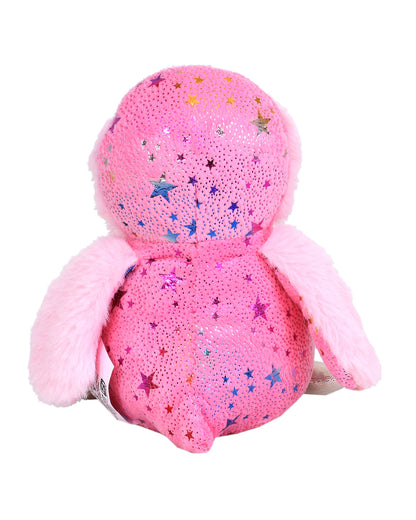 Mirada Pink Foil Glitter Eye Penguin Stuffed Soft Toy-Plush Cuddly Toy For Newborn