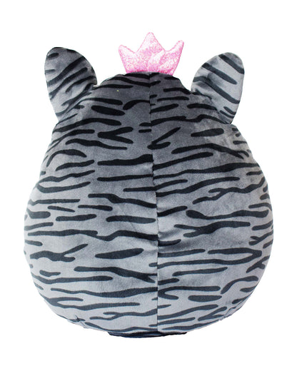 Mirada Grey Cat Cushion Stuffed Soft Toy-Plush Cuddly Toy For Newborn