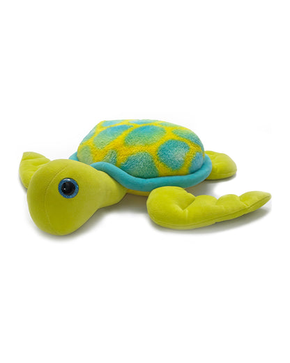 Mirada Green Turtle With Glitter Eye Stuffed Soft Toy-Plush Cuddly Toy For Newborn