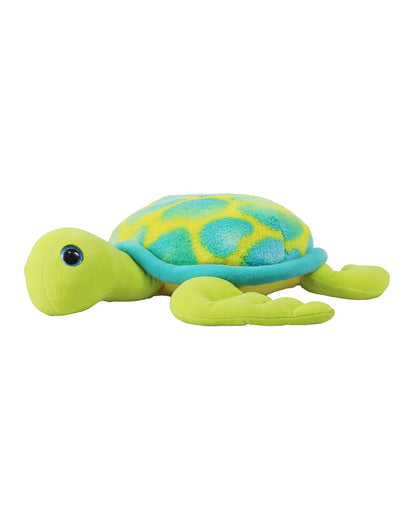 Mirada Green Turtle With Glitter Eye Stuffed Soft Toy-Plush Cuddly Toy For Newborn