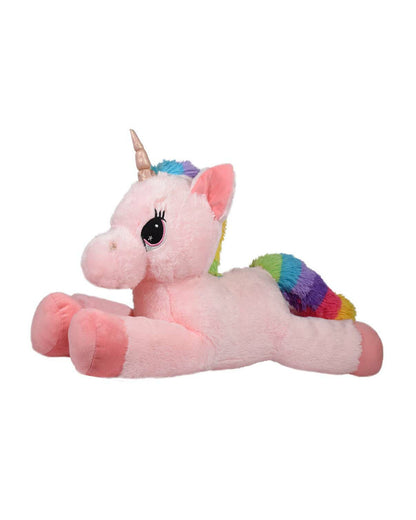 Mirada Pink Floppy Unicorn Stuffed Soft Toy-Plush Cuddly Toy For Newborn