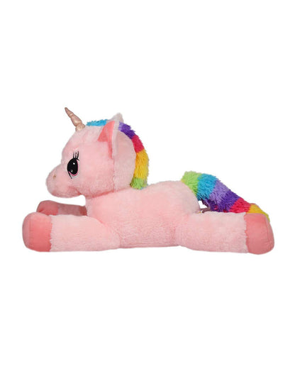 Mirada Pink Floppy Unicorn Stuffed Soft Toy-Plush Cuddly Toy For Newborn