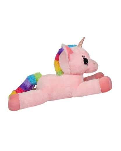 Mirada Pink Floppy Unicorn Stuffed Soft Toy-Plush Cuddly Toy For Newborn