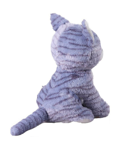 Mirada Grey Cat With Glitter Eye Stuffed Soft Toy-Plush Cuddly Toy For Newborn