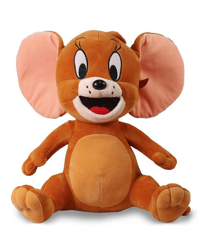 Mirada Brown Sitting Jerry Stuffed Soft Toy-Plush Cuddly Toy For Newborn