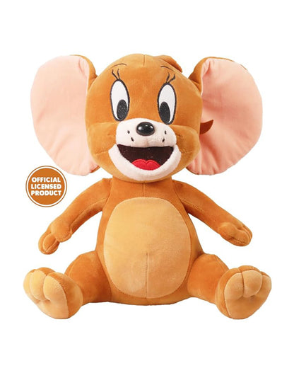 Mirada Brown Sitting Jerry Stuffed Soft Toy-Plush Cuddly Toy For Newborn