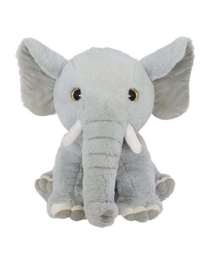 Mirada Grey Elephant With Glitter Eye Stuffed Soft Toy-Plush Cuddly Toy For Newborn