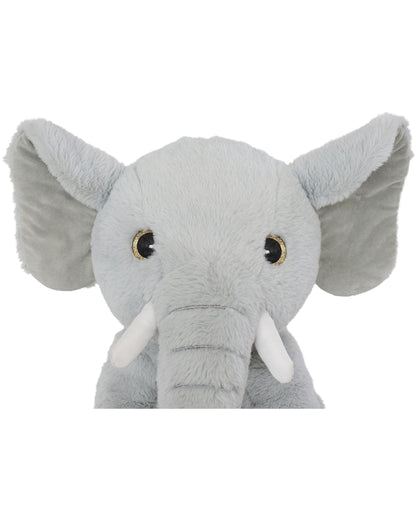 Mirada Grey Elephant With Glitter Eye Stuffed Soft Toy-Plush Cuddly Toy For Newborn