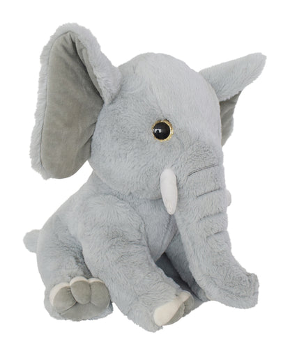Mirada Grey Elephant With Glitter Eye Stuffed Soft Toy-Plush Cuddly Toy For Newborn