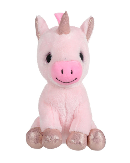 Mirada Tie Dye Purple Unicorn With Glitter Eye Stuffed Soft Toy-Plush Cuddly Toy For Newborn