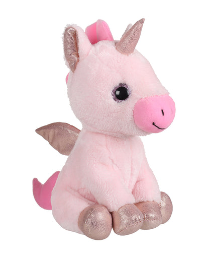 Mirada Tie Dye Purple Unicorn With Glitter Eye Stuffed Soft Toy-Plush Cuddly Toy For Newborn