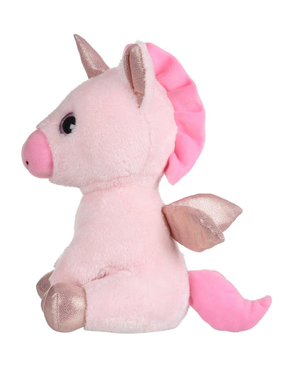 Mirada Tie Dye Purple Unicorn With Glitter Eye Stuffed Soft Toy-Plush Cuddly Toy For Newborn