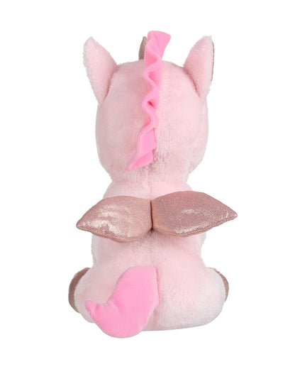 Mirada Tie Dye Purple Unicorn With Glitter Eye Stuffed Soft Toy-Plush Cuddly Toy For Newborn