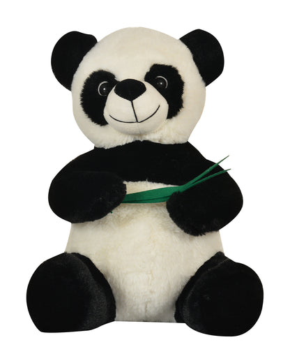 Mirada Black & White Sitting Panda Stuffed Soft Toy-Plush Cuddly Toy For Newborn