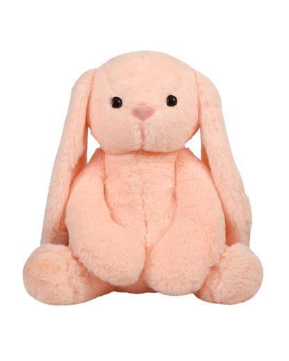 Mirada Peach Bunny Stuffed Soft Toy-Plush Cuddly Toy For Newborn