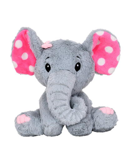 Mirada Pink Elephant Polka Dot Stuffed Soft Toy-Plush Cuddly Toy For Newborn