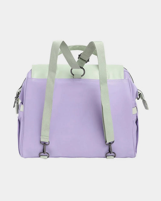 Mi Arcus Diaper Bag-Backpack-With Laptop Storage & Diaper Changing Sheet-Purple