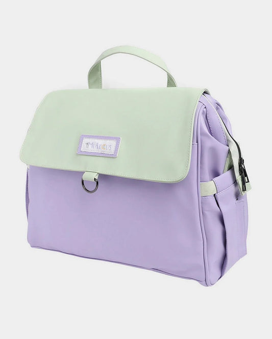 Mi Arcus Diaper Bag-Backpack-With Laptop Storage & Diaper Changing Sheet-Purple