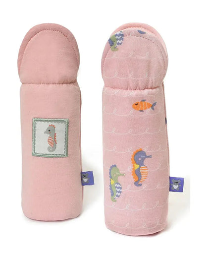 Mi Arcus Feeding Bottle Cover-Soft Cotton-Pink-Pack of 2