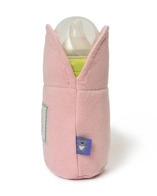 Mi Arcus Feeding Bottle Cover-Soft Cotton-Purple & Pink-Pack of 2