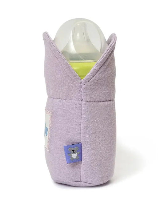 Mi Arcus Feeding Bottle Cover-Soft Cotton-Purple & Pink-Pack of 2