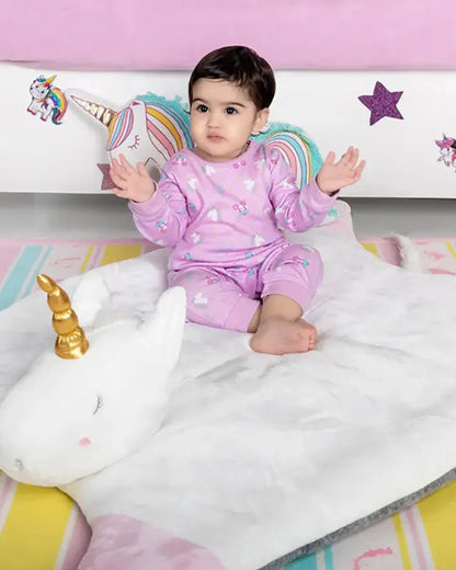 Mi Arcus Magical Knitted Unicorn Playmat-Ultra Soft Cushioning-0M+