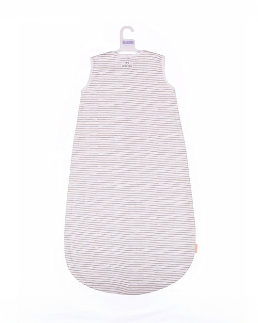 Mi Arcus Koala Knitted Baby Sleeping Bag-Sleeveless-Cotton-Light Grey-Newborn Bed