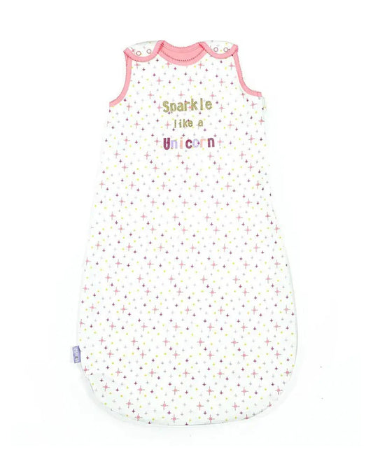 Mi Arcus Beeby Knitted Baby Sleeping Bag-with Shoulder Button & Side Zipper-Cotton-Unicorn-Newborn Bed