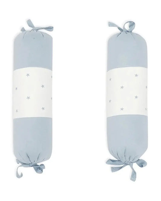 Mi Arcus Polka Dots Baby Bedding Set-Light Weight-Light Blue-Pack of 4-Baby Mattress Set For Infants