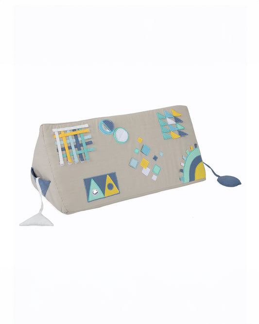 Role Play Geometric Shapes Baby Tummy Time Adventure Toy-Strengthens Baby's Neck, Back & Arm-Sensory Stimulation-Explore and Learn with Geometric Shapes-Indoor Toys-0M+