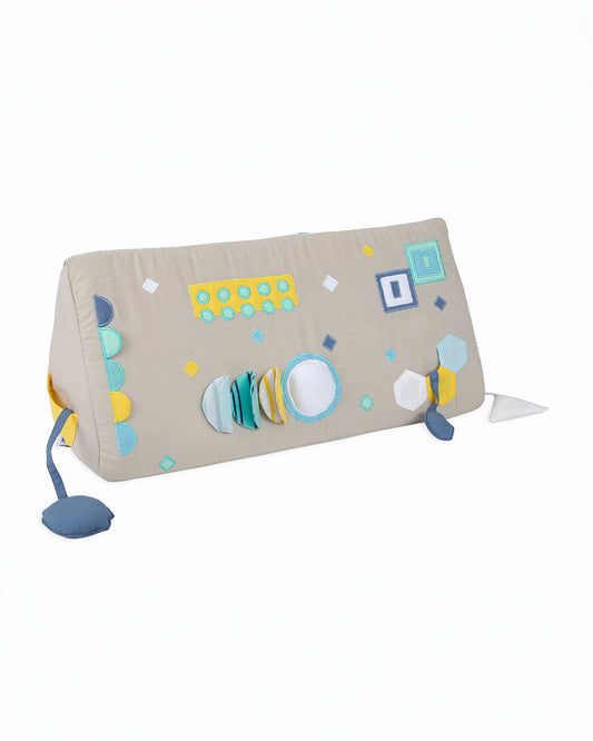 Role Play Geometric Shapes Baby Tummy Time Adventure Toy-Strengthens Baby's Neck, Back & Arm-Sensory Stimulation-Explore and Learn with Geometric Shapes-Indoor Toys-0M+