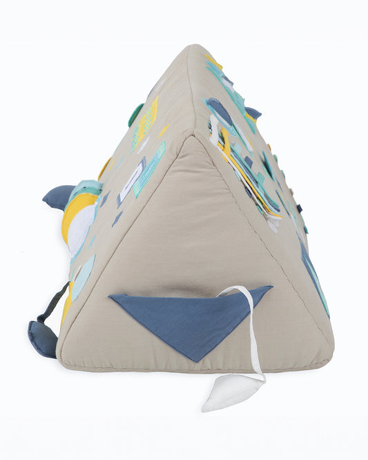 Role Play Geometric Shapes Baby Tummy Time Adventure Toy-Strengthens Baby's Neck, Back & Arm-Sensory Stimulation-Explore and Learn with Geometric Shapes-Indoor Toys-0M+