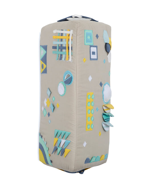 Role Play Geometric Shapes Baby Tummy Time Adventure Toy-Strengthens Baby's Neck, Back & Arm-Sensory Stimulation-Explore and Learn with Geometric Shapes-Indoor Toys-0M+