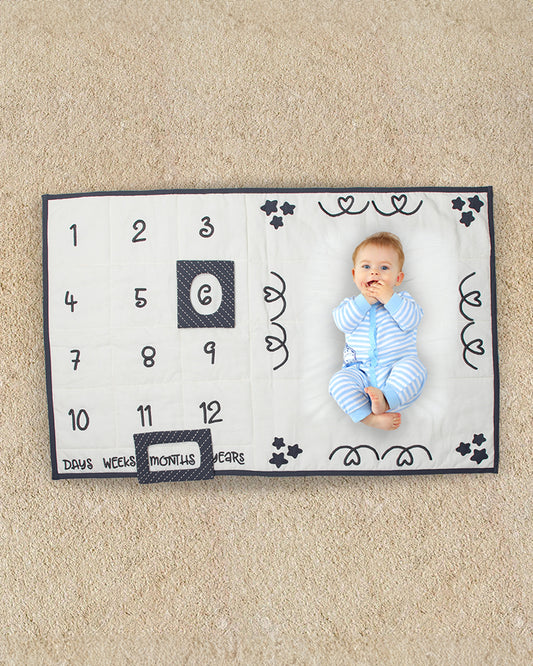 Role Play Baby Milestone Playmat-Improves Physical Fitness-0M+