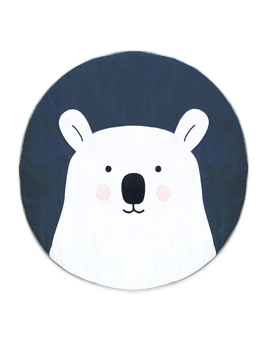 Masilo Polar Bear Quilted Playmat-Lightweight & Portable-With Drawstring Carry Bag-0M+