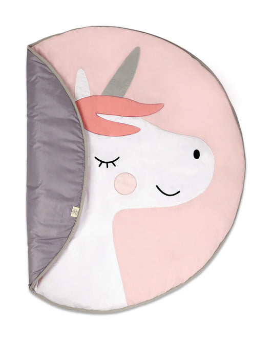 Masilo Unicorn Quilted Playmat-Lightweight & Portable-With Drawstring Carry Bag-0M+