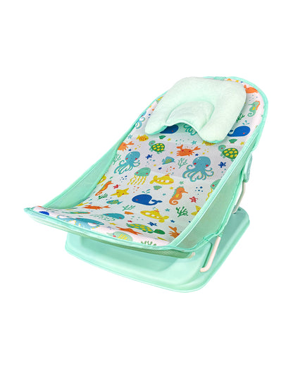 Ladida Baby Bather-With 3 Position Recline & Padded Head Rest-0 to 3M-Green OceanLand