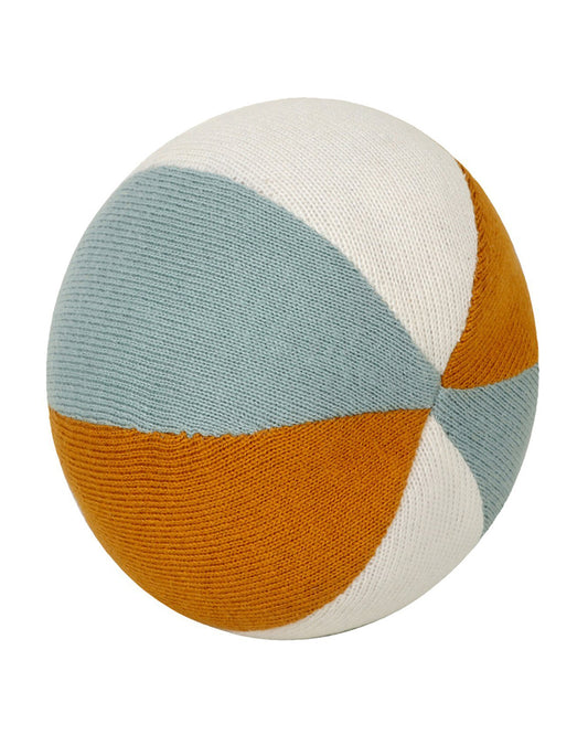 Pluchi Multicolor Blue Rolley-Promotes Tactile Stimulation-Easily Washable-Knitted Soft Toy-Plush Cuddly Toy For Newborn