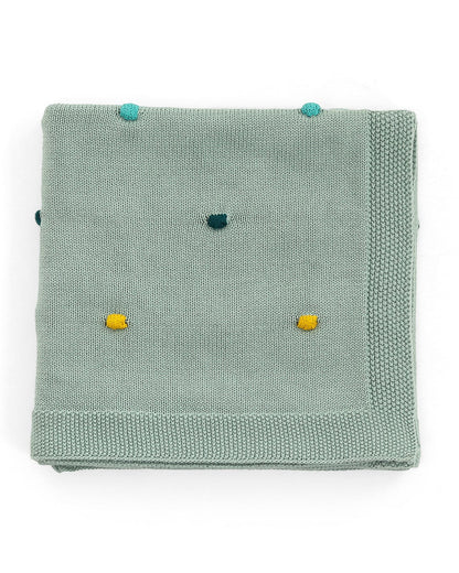 Pluchi Cute as a Button Gift Bundle-With Blanket & Toy Elephant-Pack of 2-Gift For Baby Shower & Baby Birthday-Duck Egg