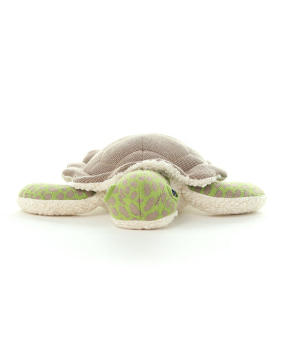 Pluchi Dove Beige Shelly Tortoise-Promotes Tactile Stimulation-Easily Washable-Knitted Soft Toy-Plush Cuddly Toy For Newborn