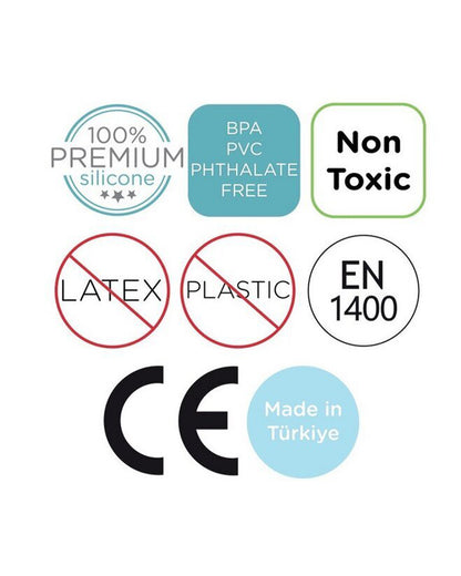 MinikOiOi Flexi Silicone Bib-With Unique Belt Fastening Design-Crumb Catcher-Velvet Rose-For Infants