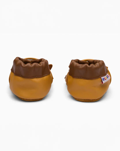 Elves Brown Anti-Skid Slip On Shoes For Infants