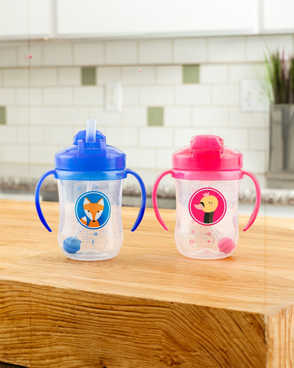 Dr. Brown's Baby's First Straw Cup-With Handles-Assorted Color