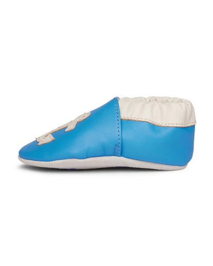 Elves Blue Anti-Skid Slip On Shoes For Infants