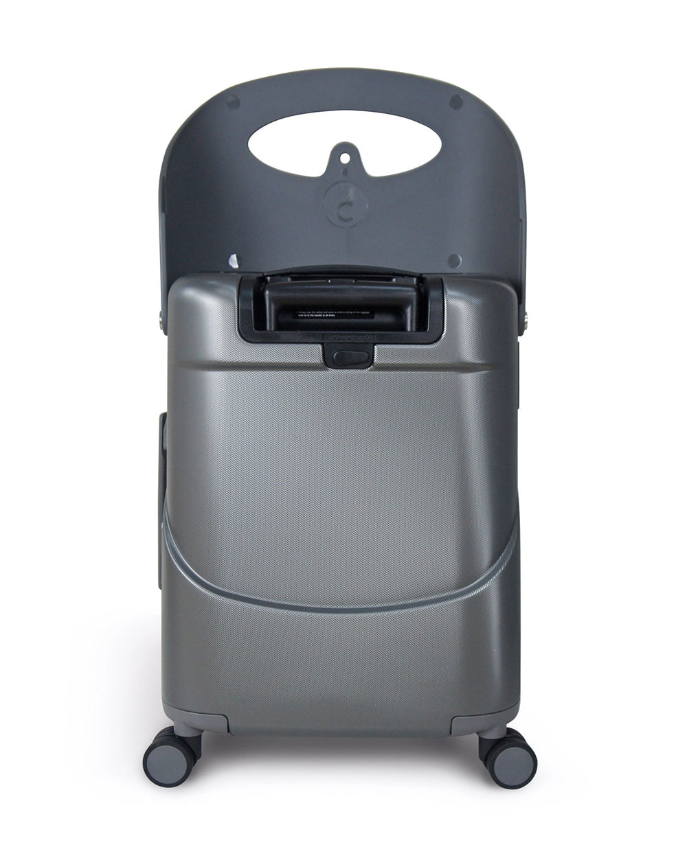 新品未使用！My Way チャコールグレー Miamily Charcoal Grey Ride On Trolley Carry On Luggage-Swiss