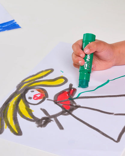 Paint Pop Classic Quick Dry Paint Sticks-Pack Of 6-Non-Toxic & Mess Free-Art & Craft Kit-18M+