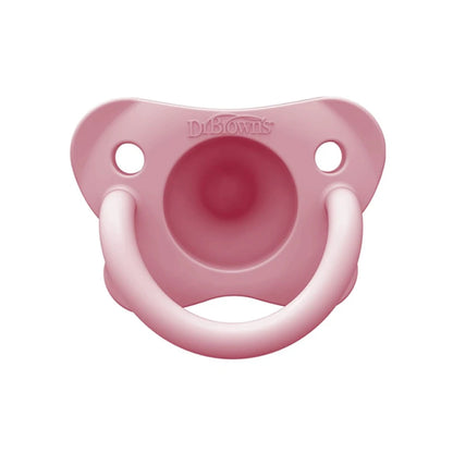 Dr. Brown's Happy Paci-One Piece Soother-Pink-Pacifier